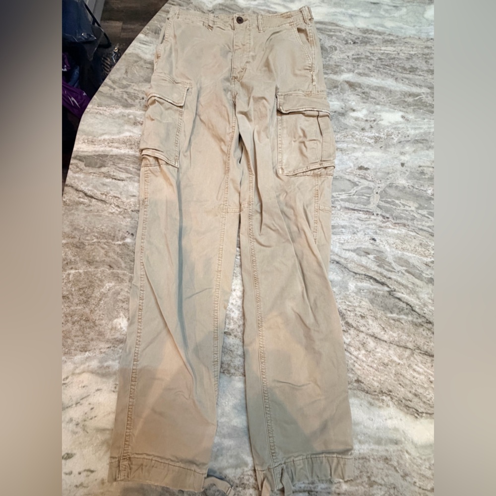 American Eagle Cargo Pants 29 Khaki Utility Y2K Streetwear